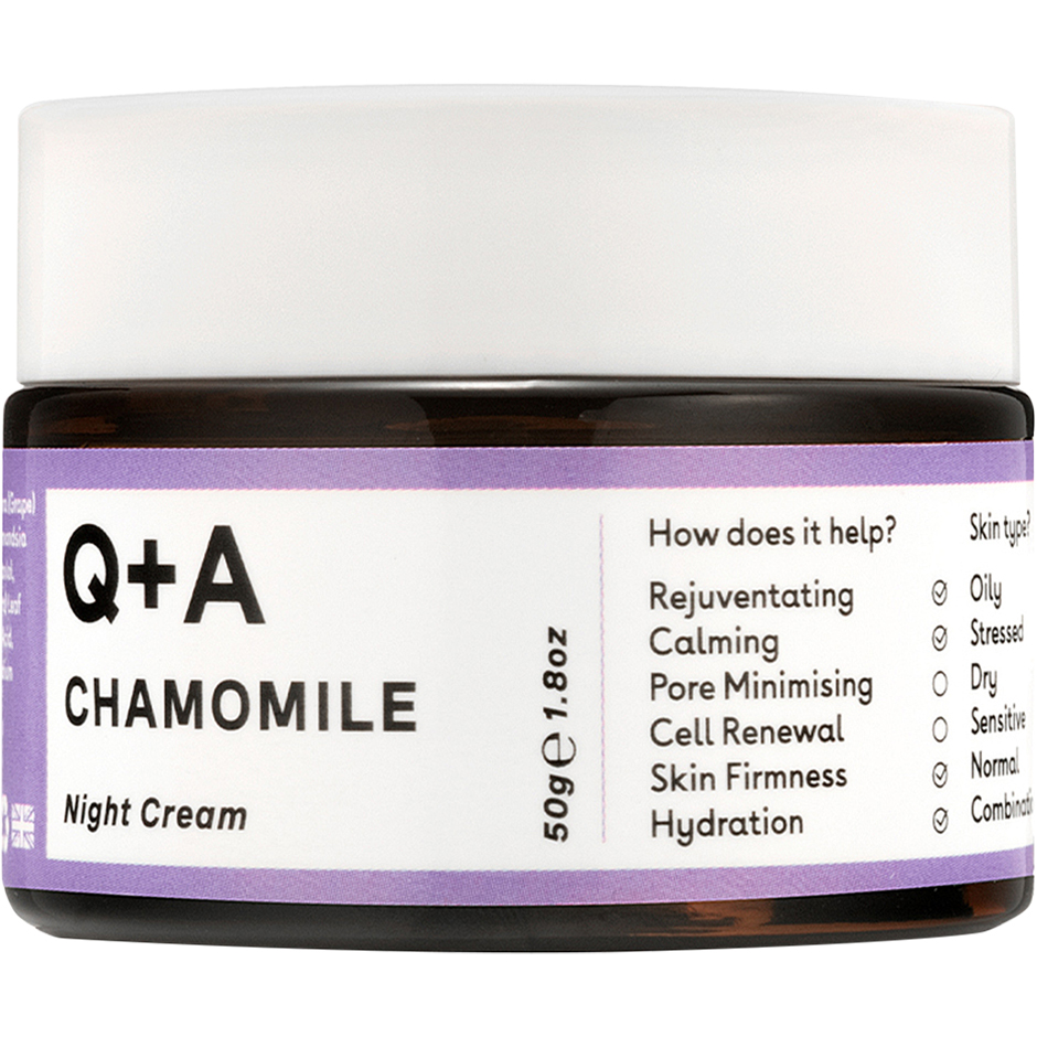 Chamomile Night Cream, 50 g Q+A Nattkräm