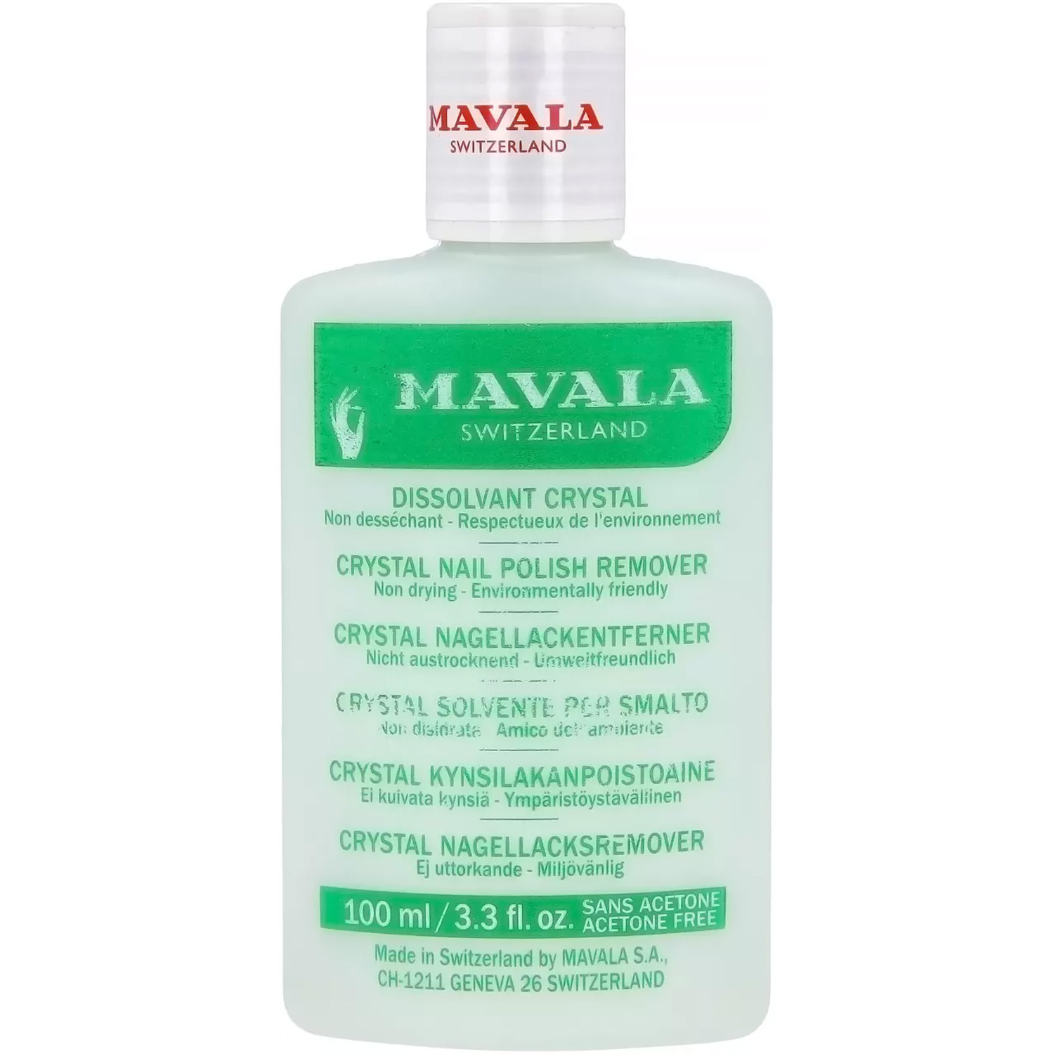 Köp Crystal Nail Polish Remover,  100 ml Mavala Nagellacksborttagning fraktfritt