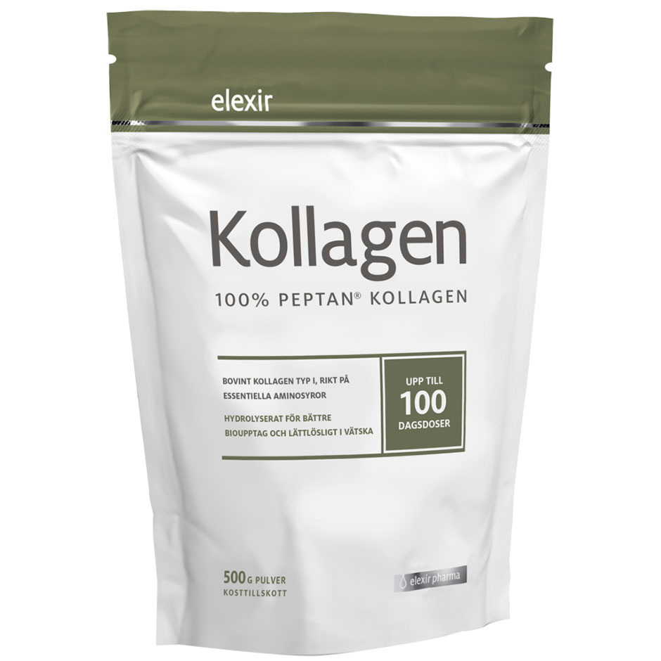Kollagen – 100 % Peptan® Kollagen 500 g Elexir Pharma Kosttillskott & Vitaminer