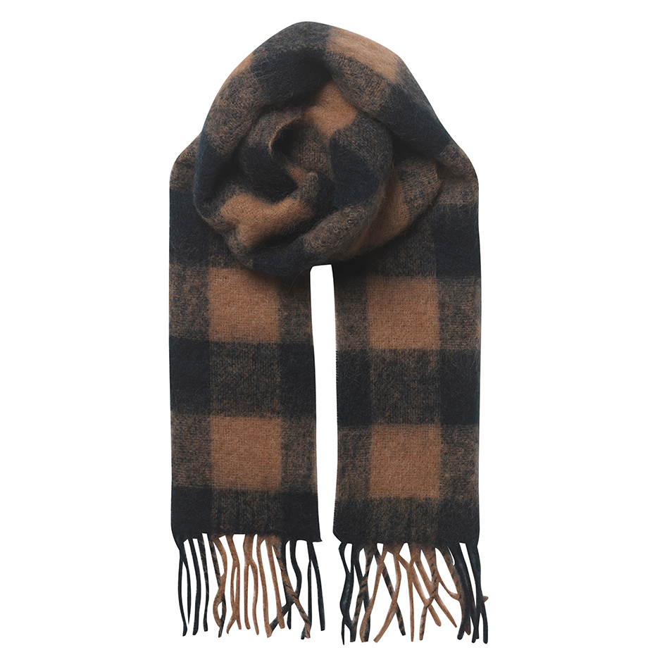 Check Mincho Scarf