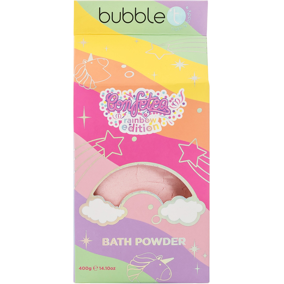 Produktfoto för BubbleT Rainbow Fizzy Bath Powder - 400 g