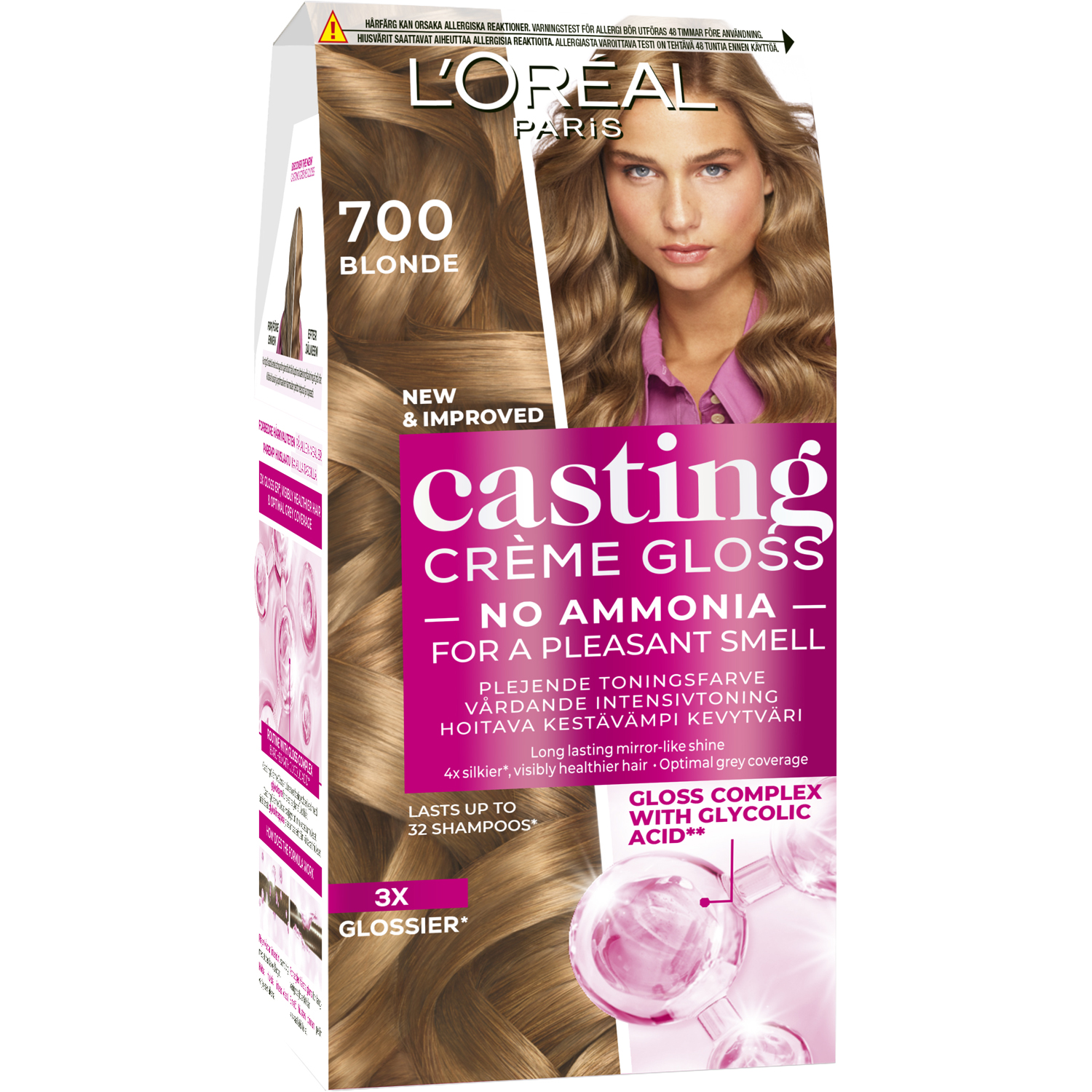 Köp L'Oréal Paris Casting Crème Gloss 700 Blond, Blonde L'Oréal Paris Färg fraktfritt
