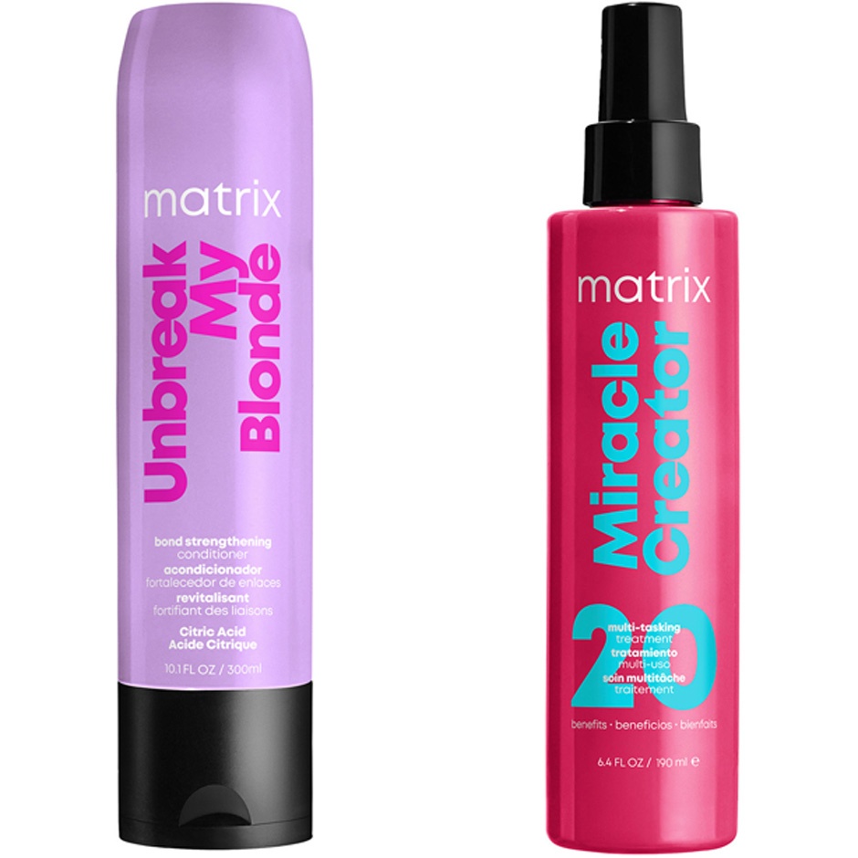 Matrix Unbreak By Blond Shampoo & Miracle Creator Spray 300 ml + 200 ml