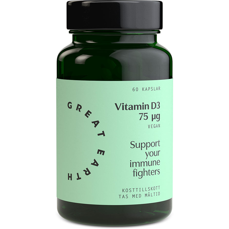 Vitamin D3 75 µg,  Great Earth Kosttillskott & Vitaminer