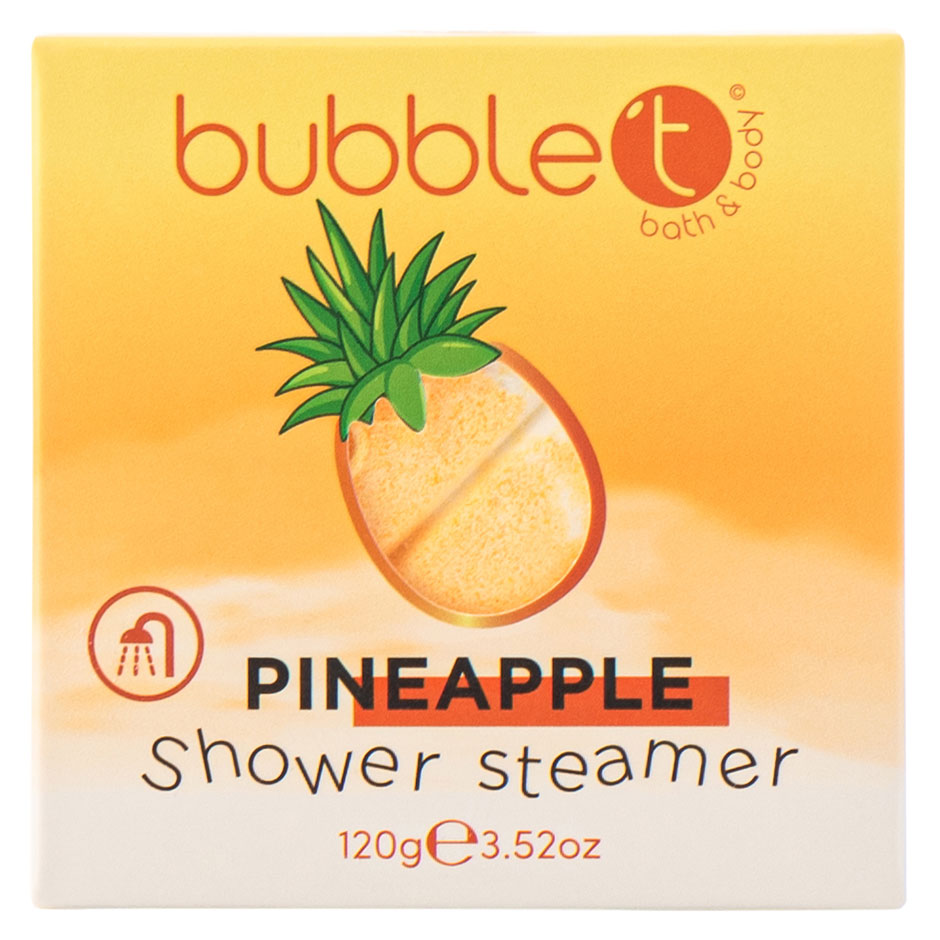 Fruitea Pineapple Shower Steamer, 120 g BubbleT Badbomber, badskum & badolja