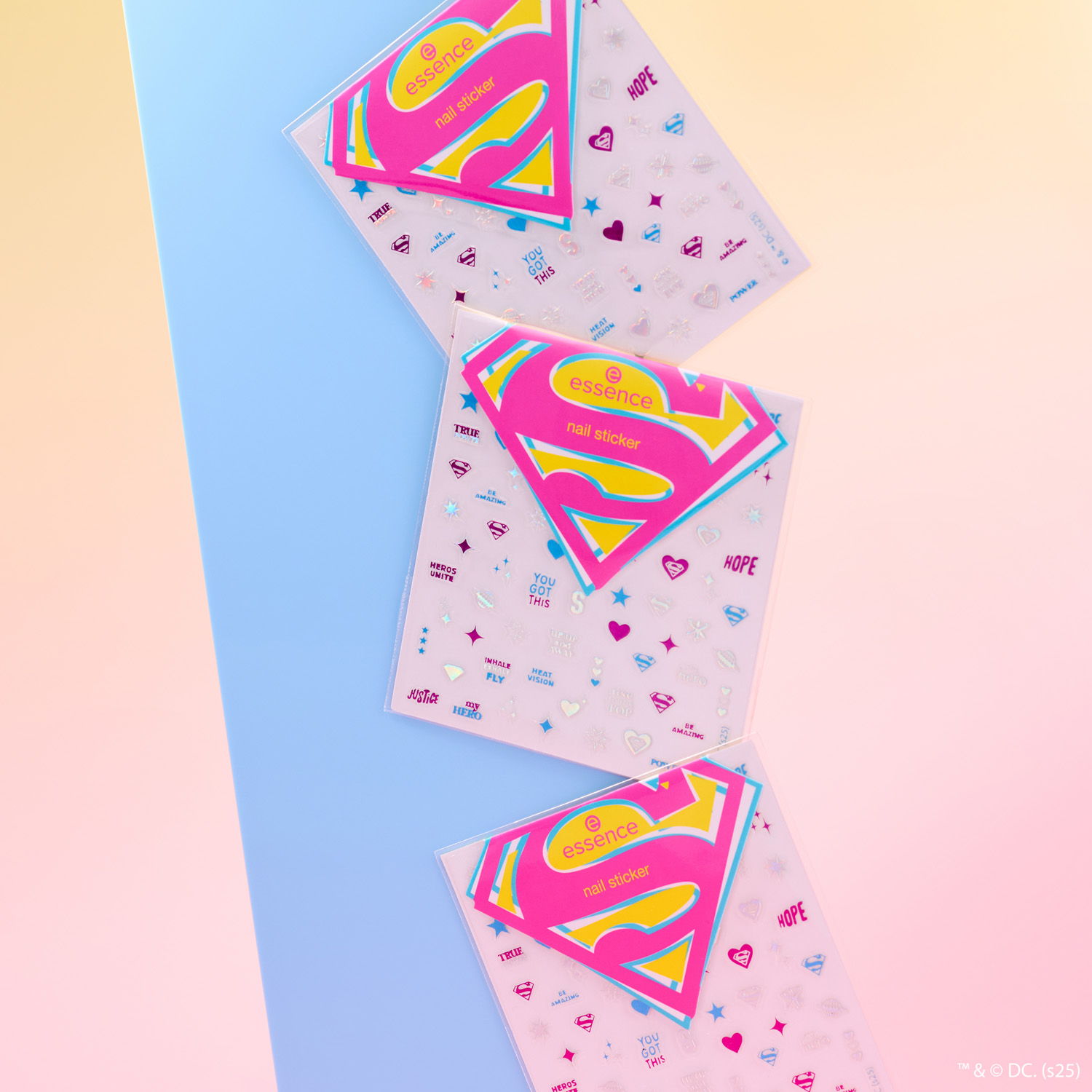 Superman nail sticker