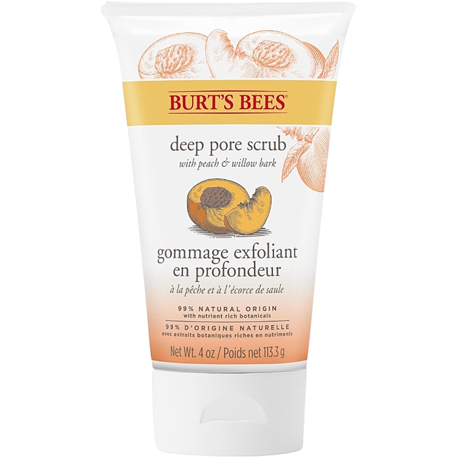 Burt's Bees Deep Pore Scrub Peach & Willow Bark - 110 g