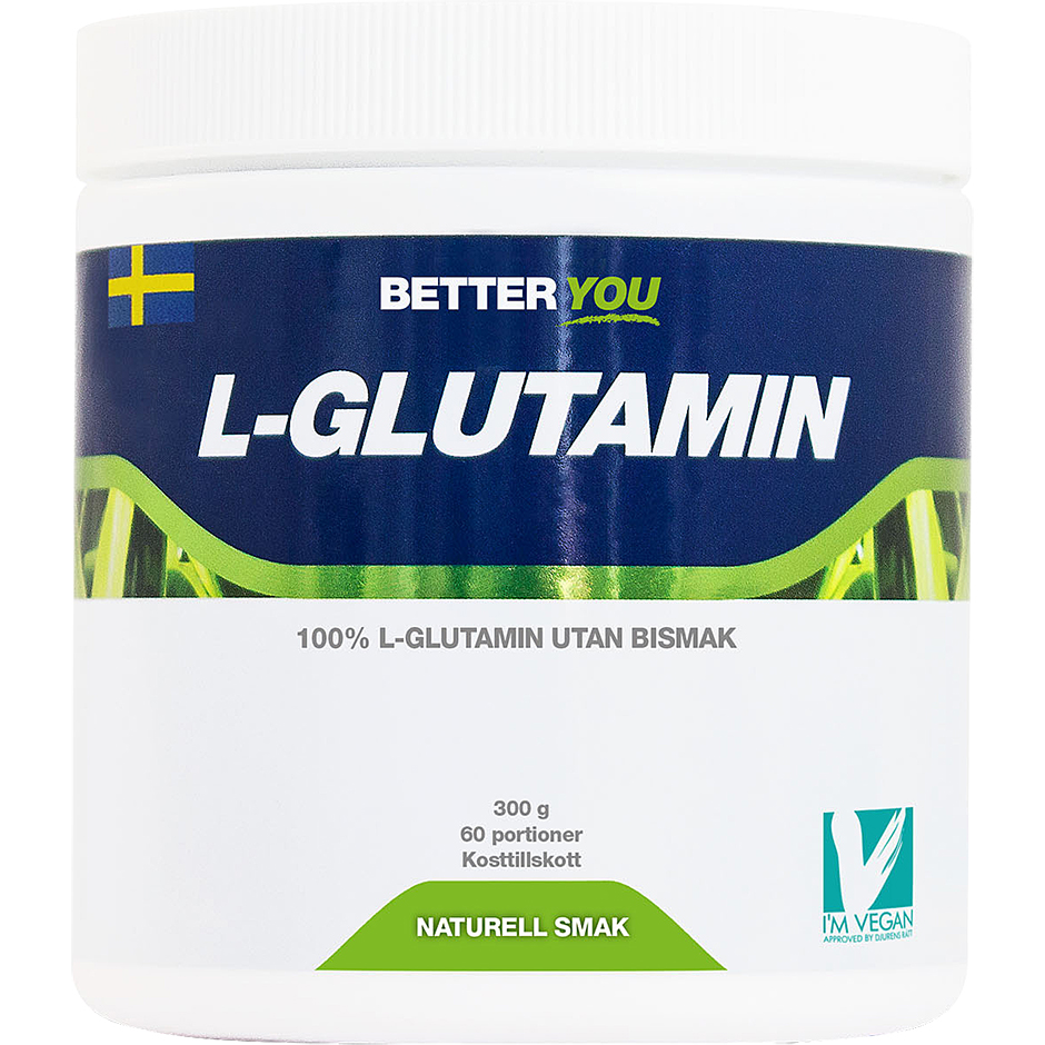 Naturligt L-Glutamin Naturell, 300 g Better You Kosttillskott