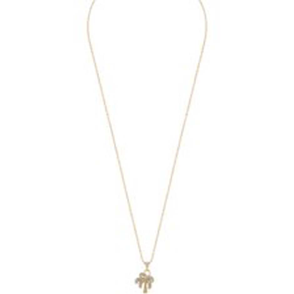 Vibe pendant neck 42 palm gold/clear