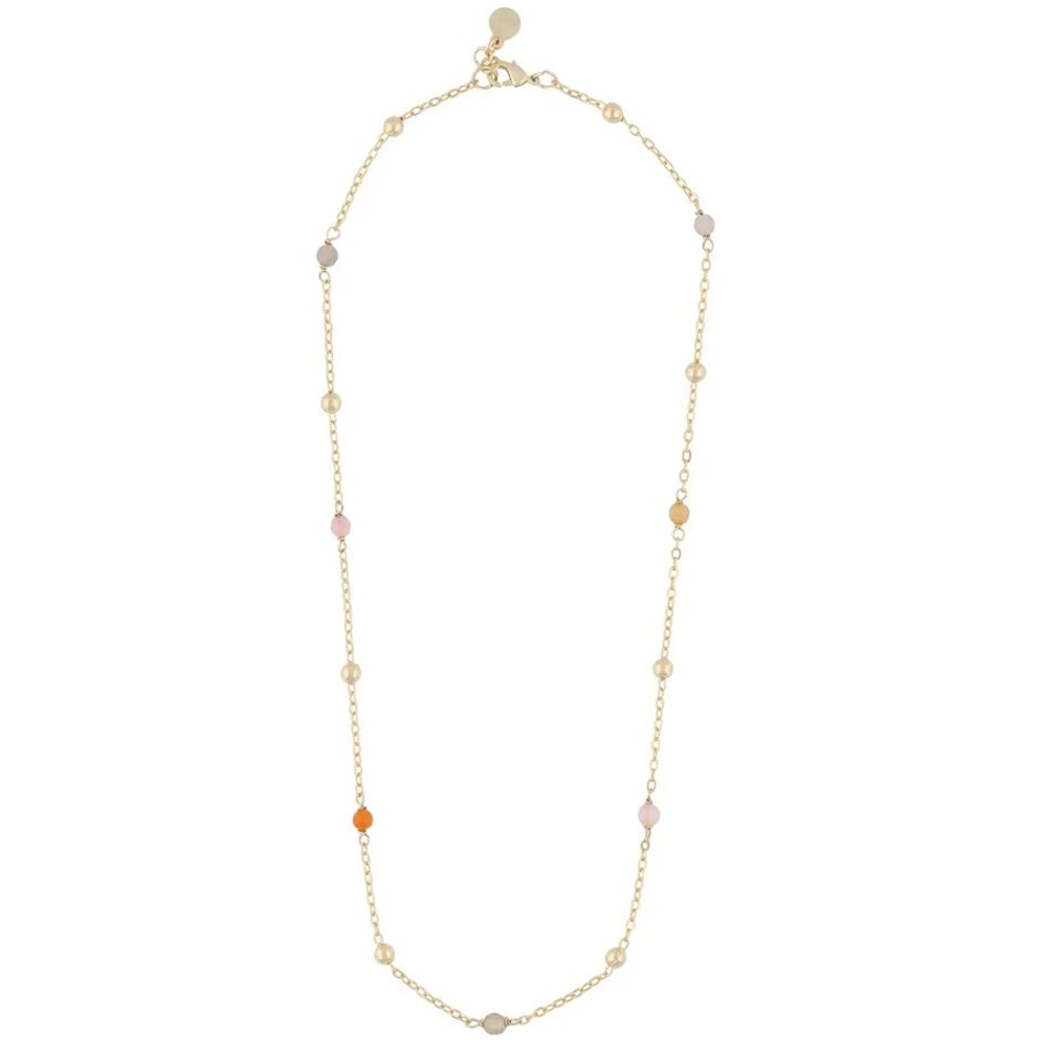 Unnie chain neck 42 gold/mix pink
