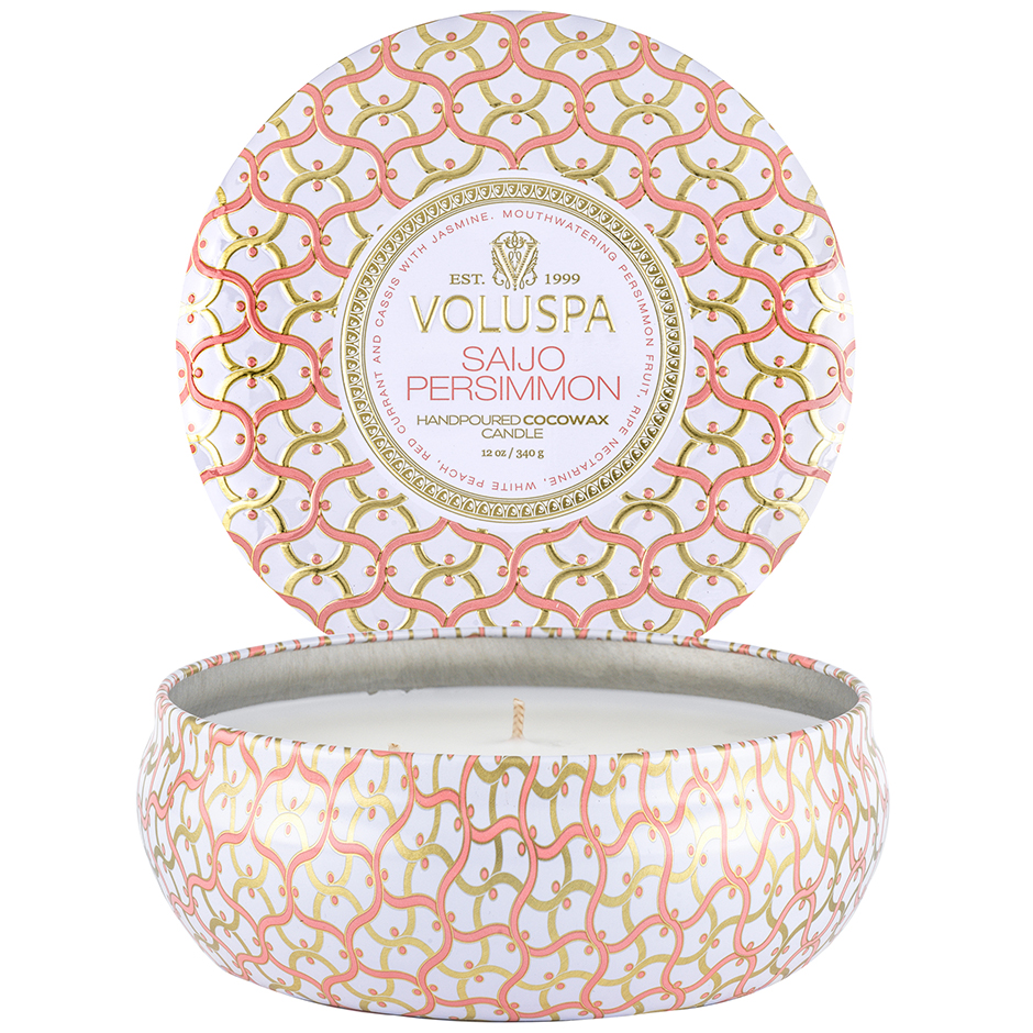 Produktfoto för Voluspa 3-Wick Tin Candle Saijo Persimmon - 340 g