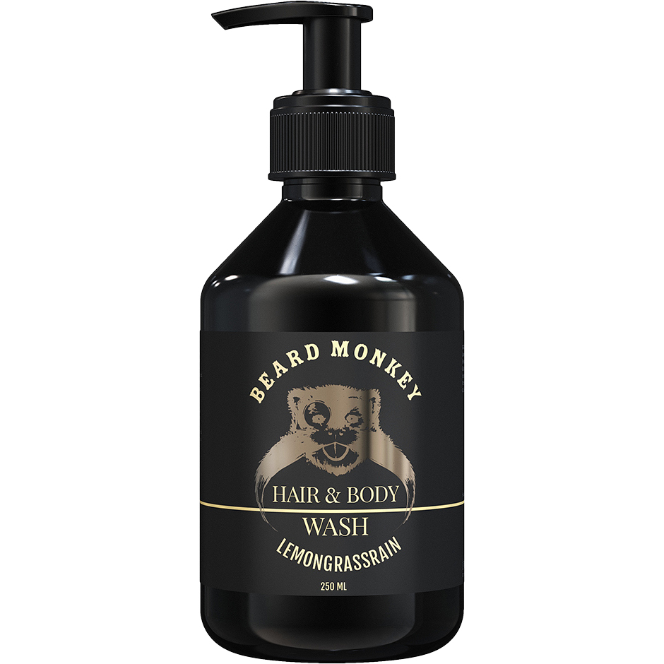 Hair & Body Lemongrass, 250 ml Beard Monkey Duschcreme