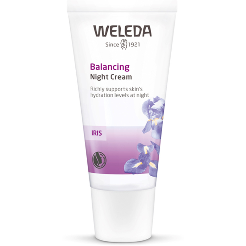 Köp Weleda Iris Hydrating Night Cream,  30ml Weleda Nattkräm fraktfritt