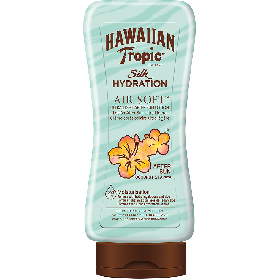 Köp Hawaiian Tropic Silk Hydration Air Soft After Sun, Air Soft After Sun 180 ml Hawaiian Tropic After Sun fraktfritt