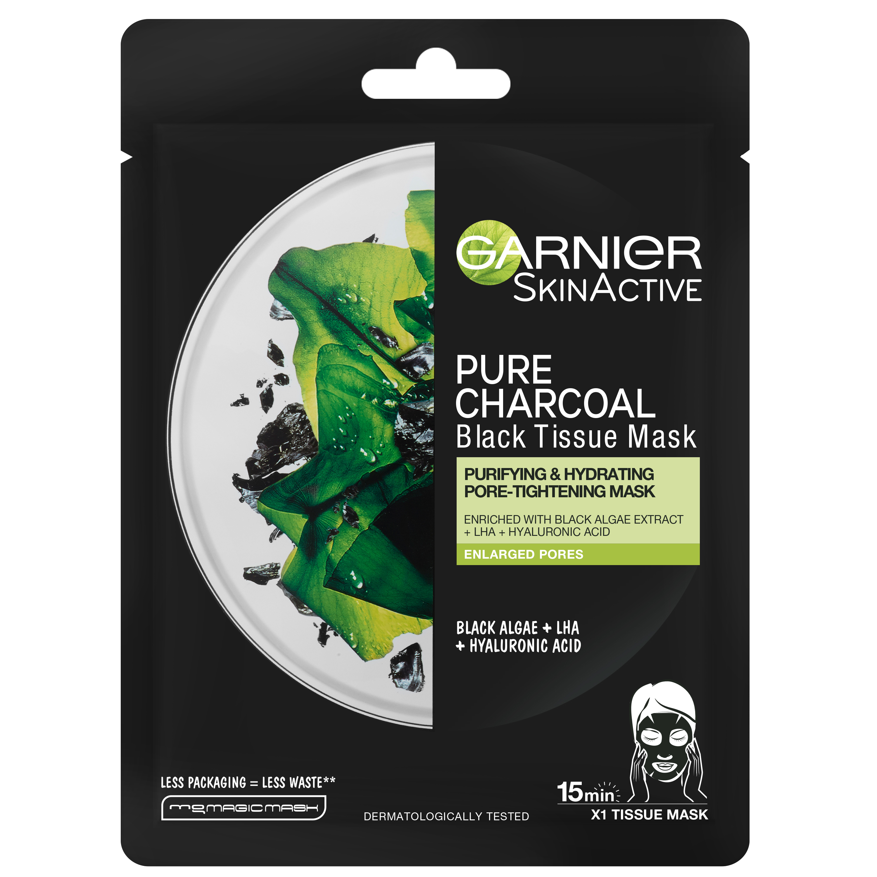 Garnier Skin Active Charcoal Tissue Mask Black Algae