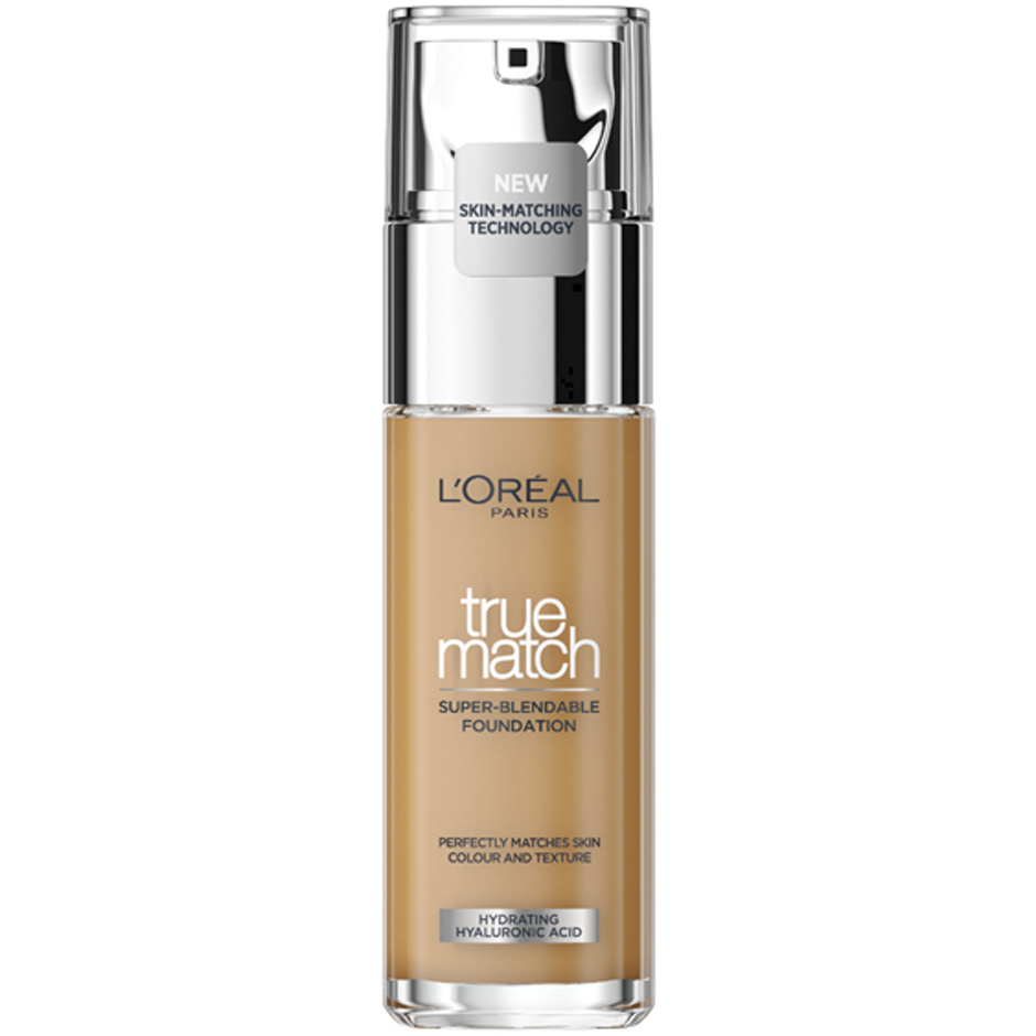 Köp L'Oréal Paris True Match Liquid Foundation, Caramel 30 ml L'Oréal Paris Foundation fraktfritt