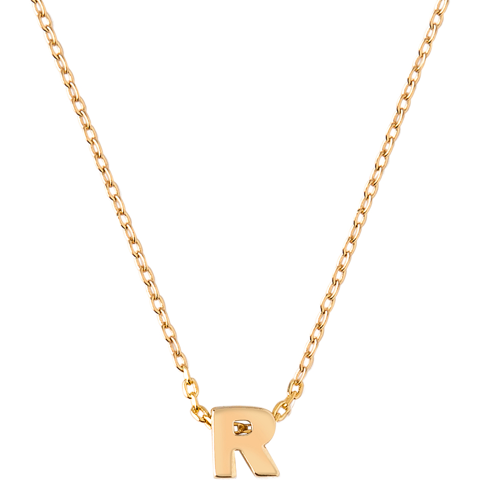 Gold Plated Initial Necklace Giftbox,  Orelia Halsband