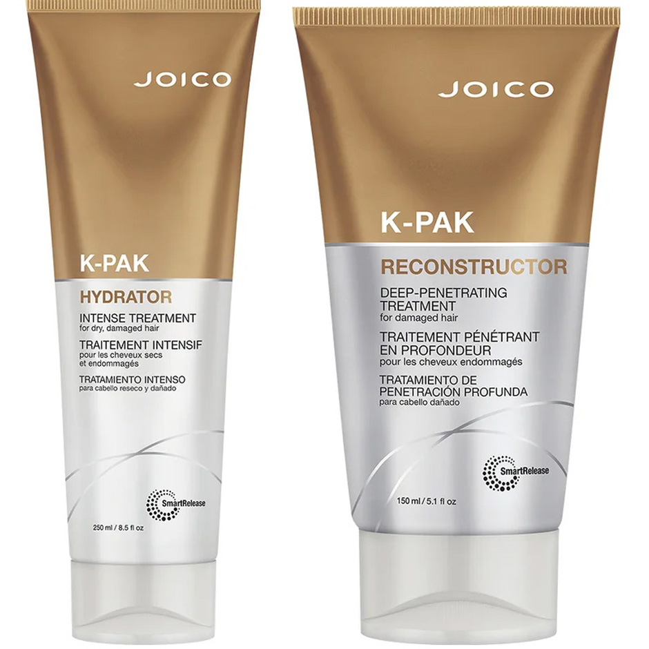 Produktfoto för Joico K-Pak Duo Treatment 150 ml + Intense Treatment 250 ml - 400 ml
