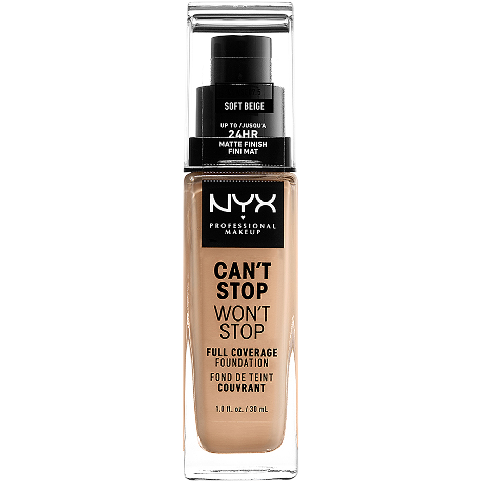 NYX PROF. MAKEUP Can t Stop Won t Stop Foundation - Soft Beige