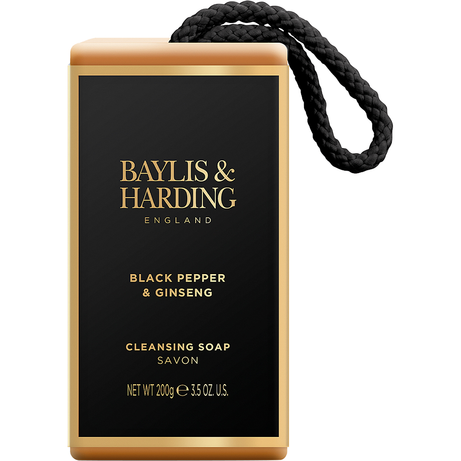 Men's Black Pepper & Ginseng Soap on a Rope,  Baylis & Harding Handtvål