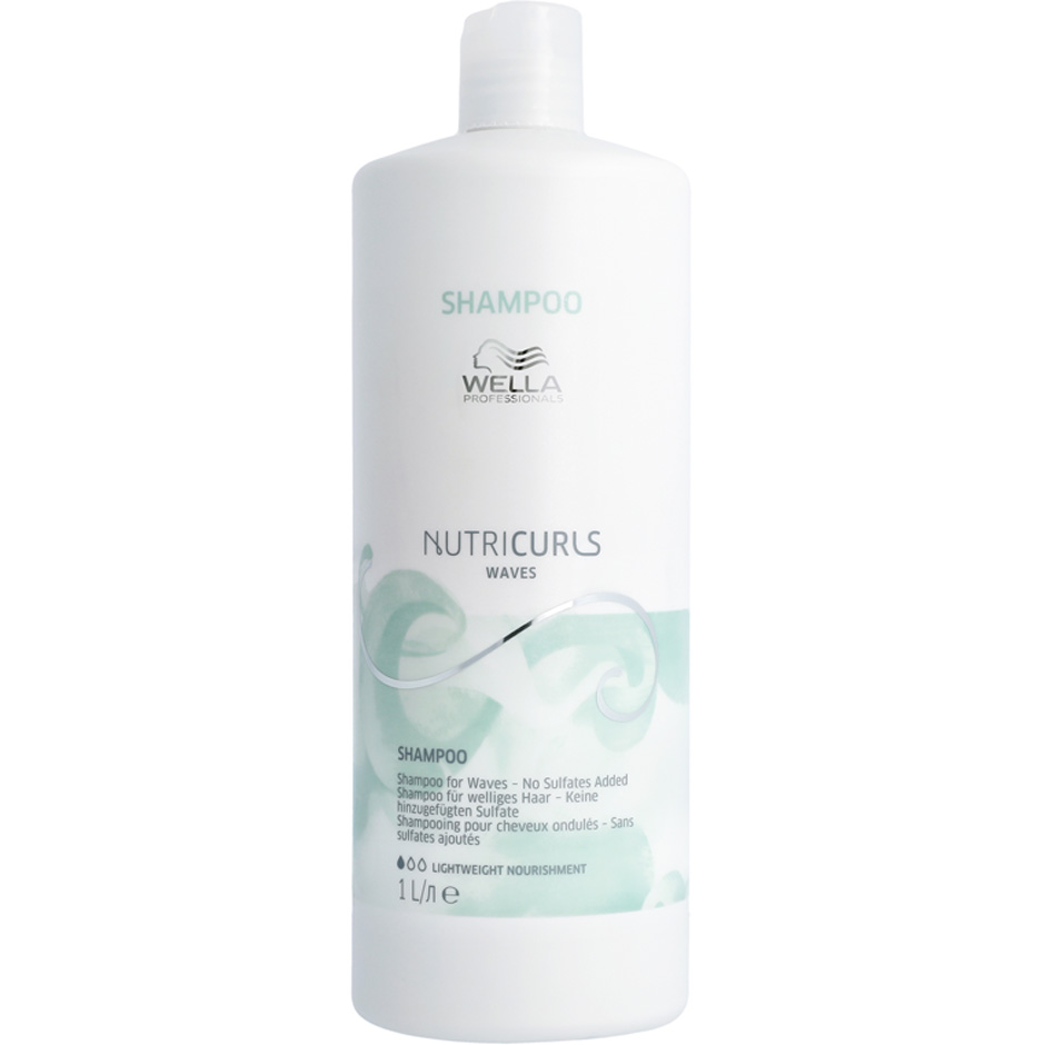 Wella Professionals NUTRICURLS Shampoo for Waves - 1000 ml