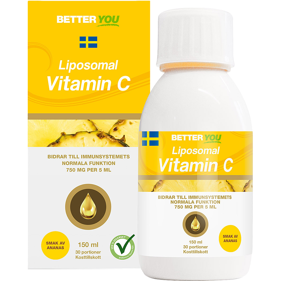 Liposomal Vitamin C Ananas 150 ml Better You Kosttillskott & Vitaminer
