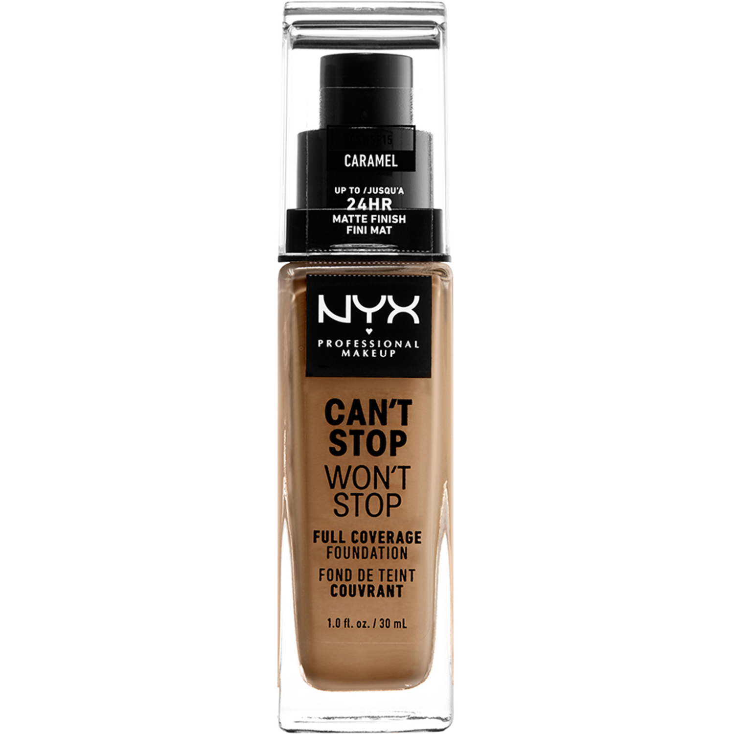 NYX PROF. MAKEUP Can t Stop Won t Stop Foundation - Caramel