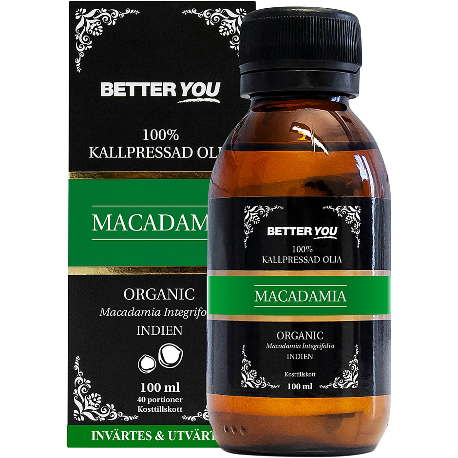 Macadamianolja EKO Kallpressad