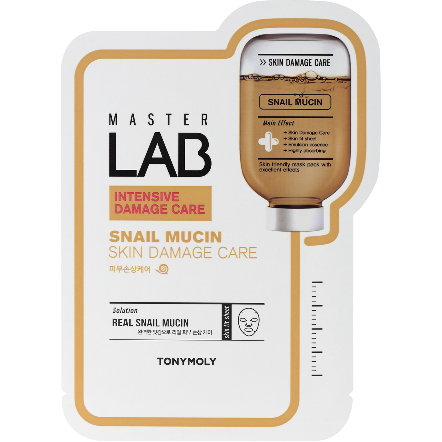 Master Lab Sheet Mask Snail Mucin, 19 g Tonymoly Ansiktsmask