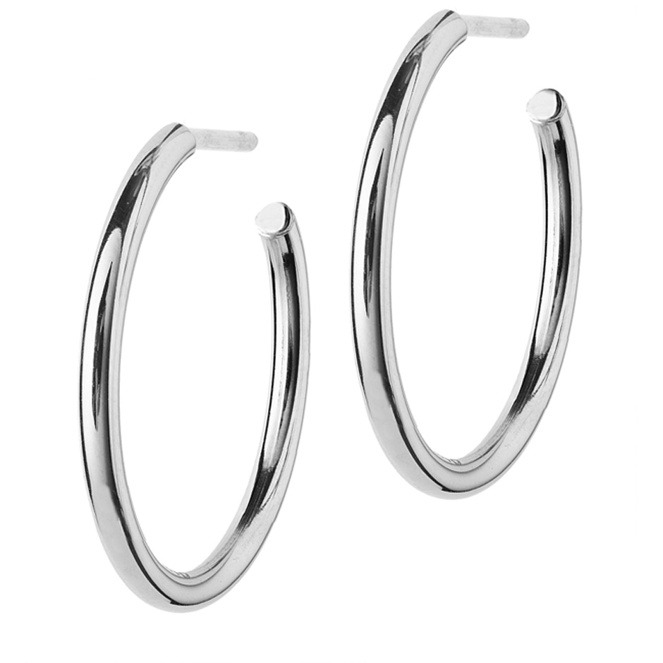 Hoops Earrings Steel Medium