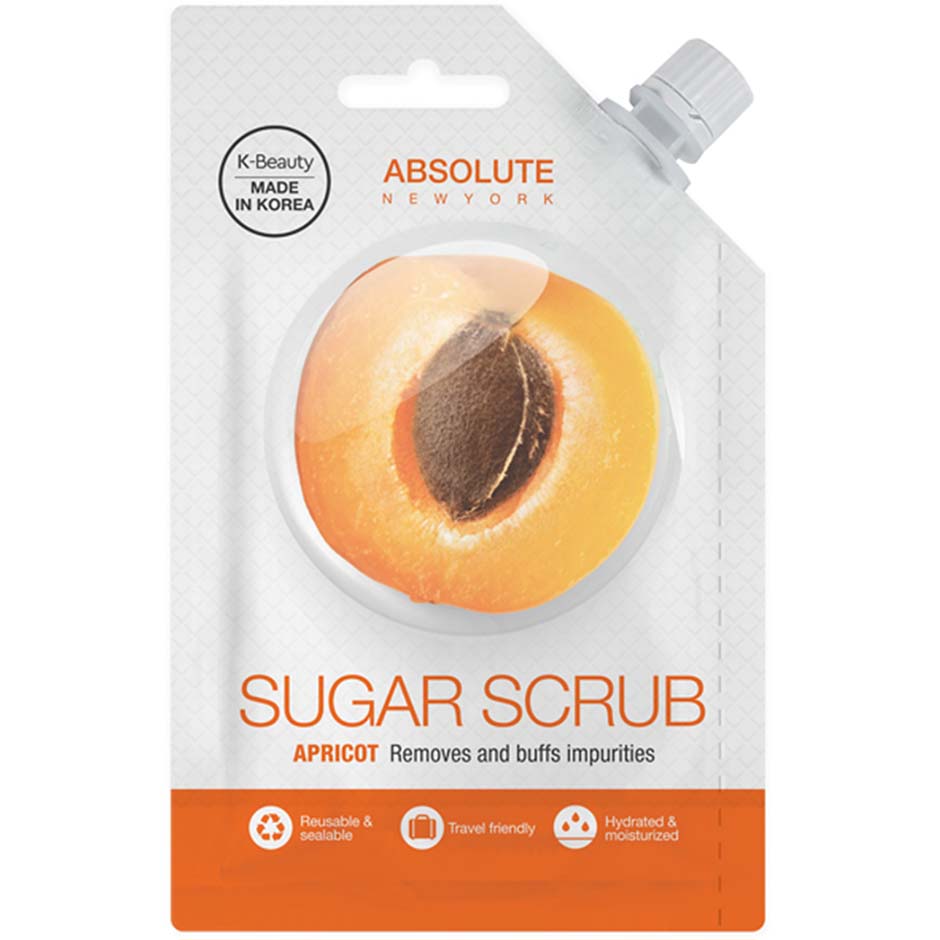 Spout Apricot Sugar Scrub, 25 g Absolute New York Peeling &  Ansiktsskrubb