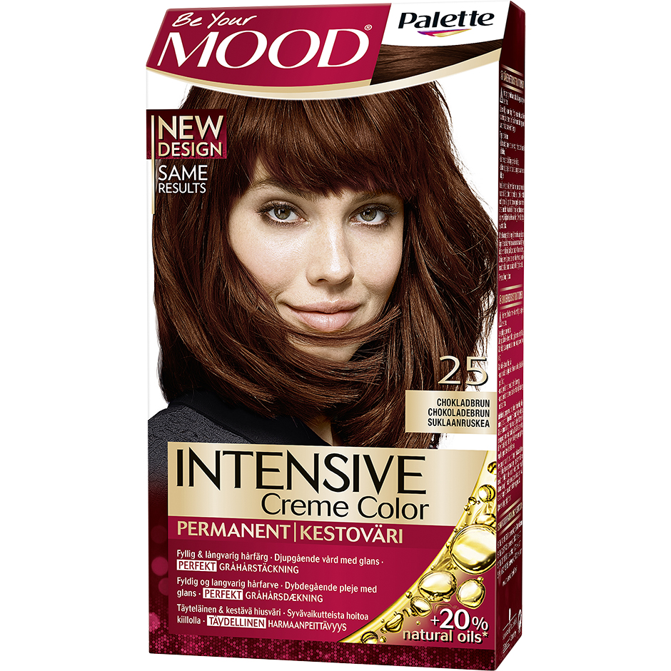 Köp Mood Haircolor 25 Chokladbrun, No. 25 Chocolate Brown MOOD Färg fraktfritt