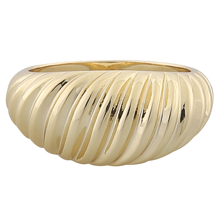 Ray ring plain gold
