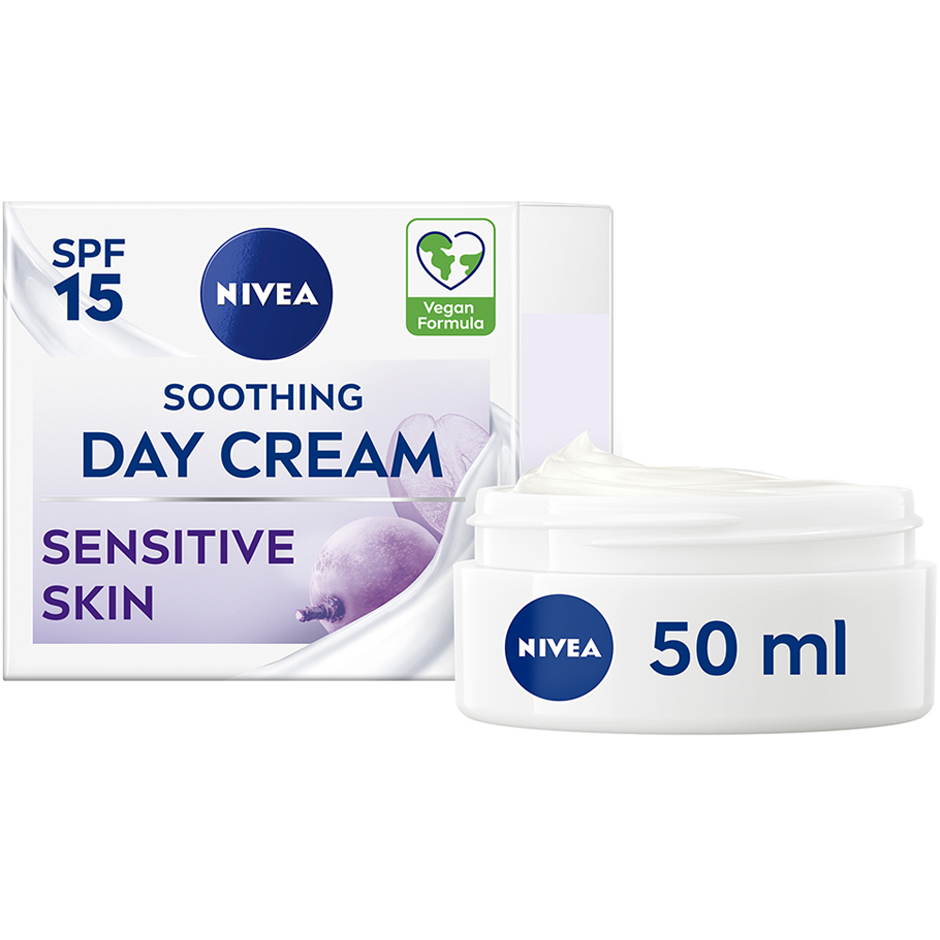 Nivea Daily Essentials Sensitive Day Cream SPF15 - 50 ml