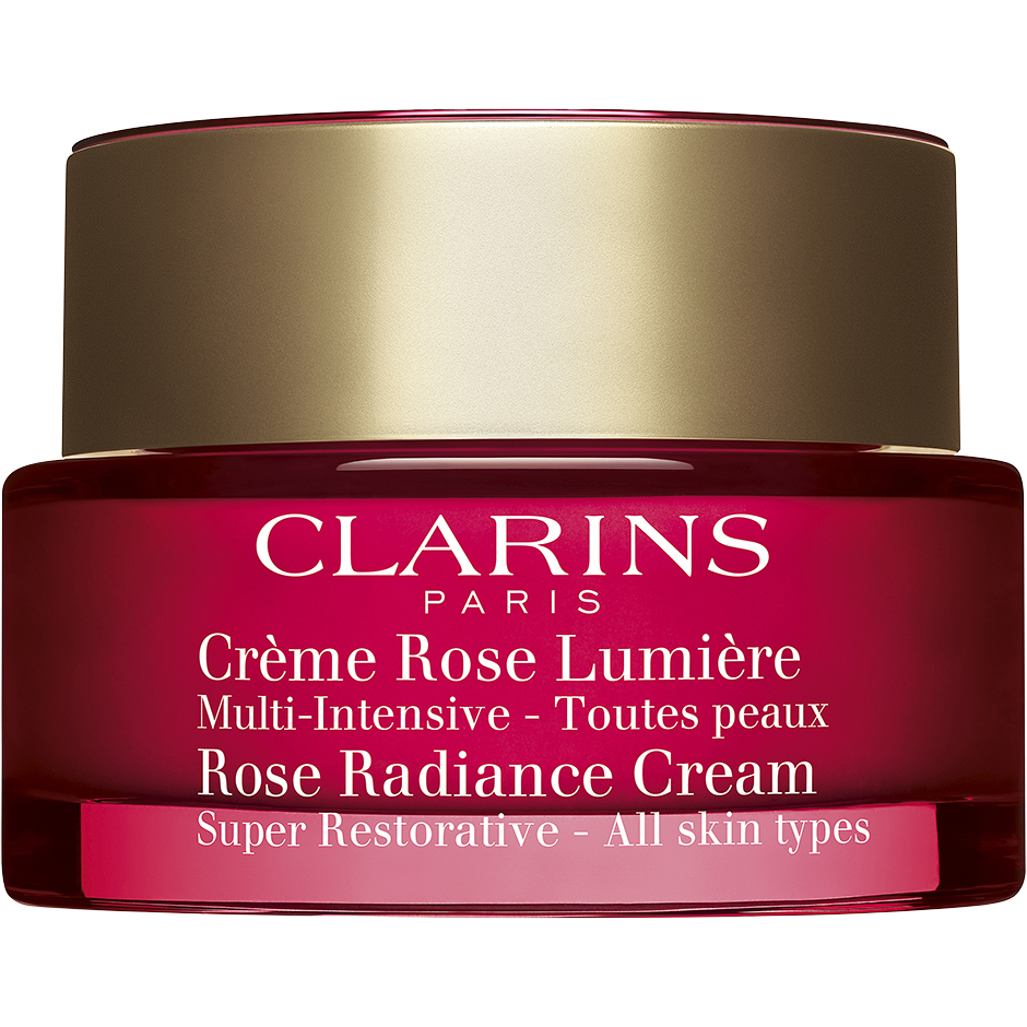 Köp Rose Radiance Cream Super Restorative, All Skin Types 50 ml Clarins Dagkräm fraktfritt