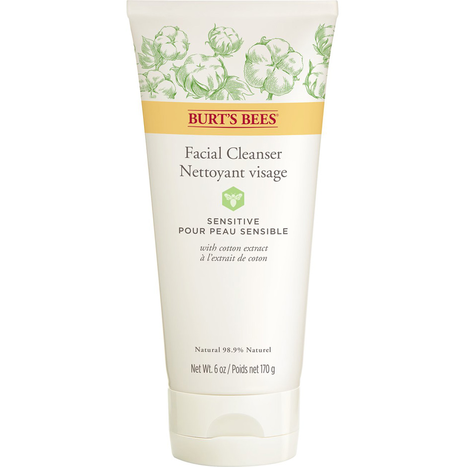 Sensitive Skin Facial Cleanser, 120 g Burt