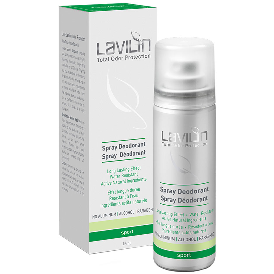 Köp Lavilin 72h Deodorant Spray- Sport with probiotics,  Lavilin Deodorant fraktfritt