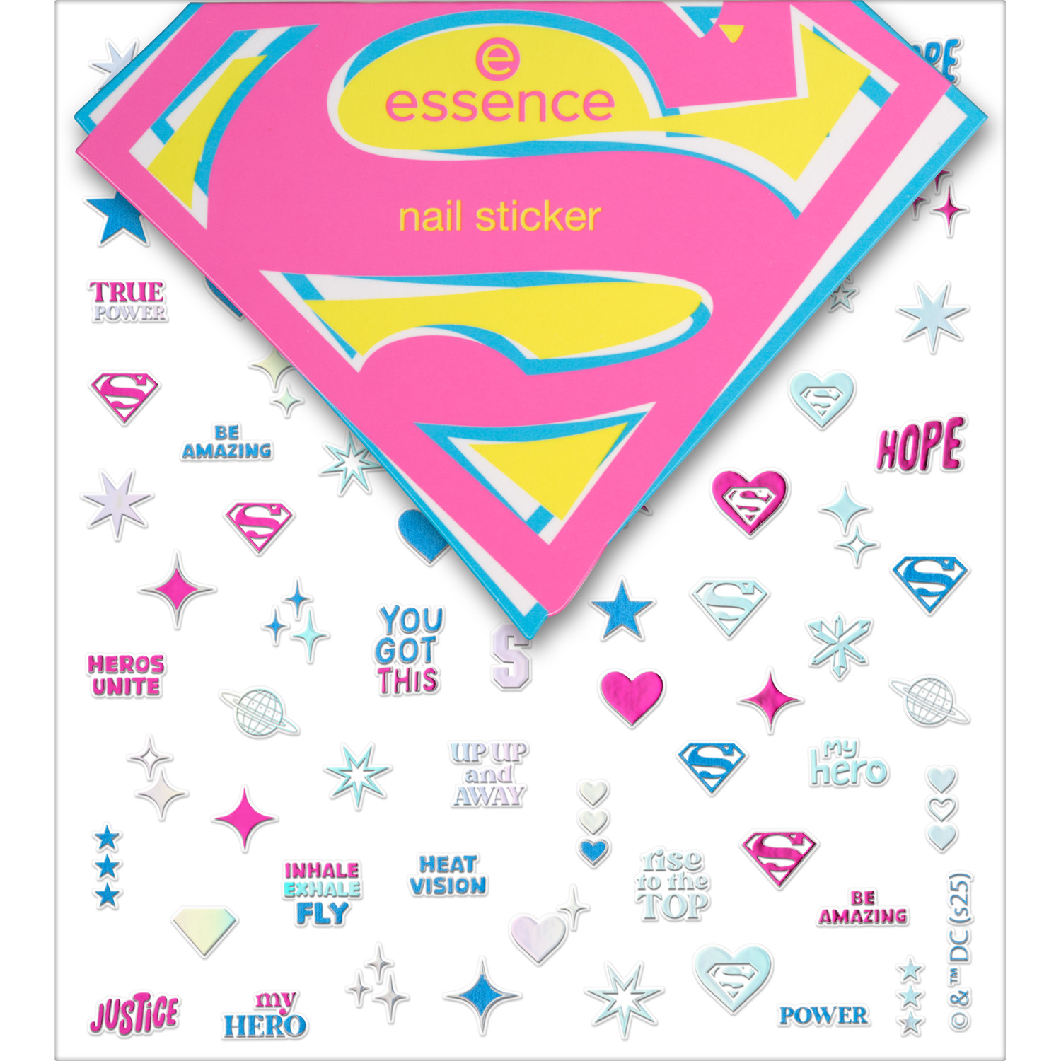 Superman nail sticker