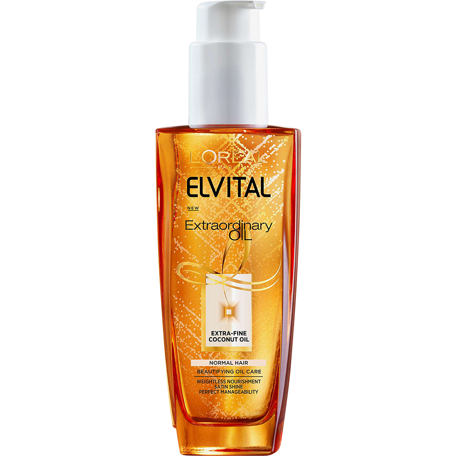 Köp Elvital Extraordinary Oil Coconut Oil,  100 ml L'Oréal Paris Serum & hårolja fraktfritt