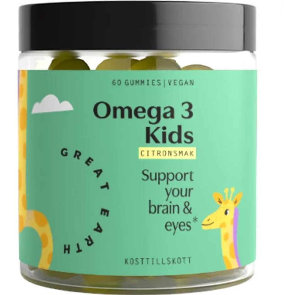 Omega 3 Kids, 60 pcs Great Earth Kosttillskott & Vitaminer