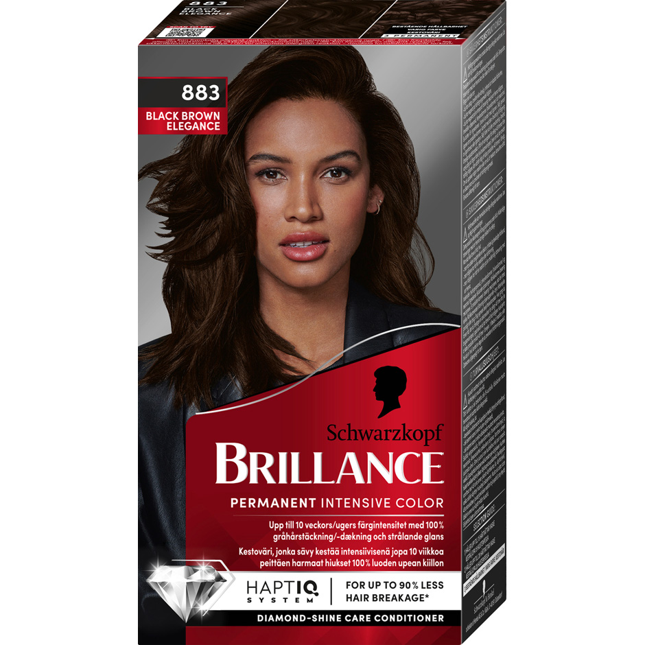 Brillance Intensive Color Creme, 1 st Schwarzkopf Färg