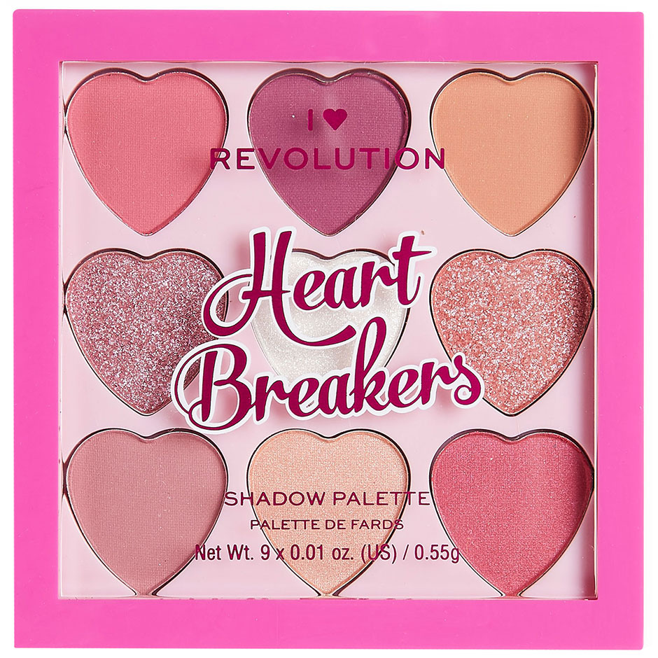I Heart Heartbreakers Sweetheart Eyeshadow Palette,  Makeup Revolution Ögonskuggspalett