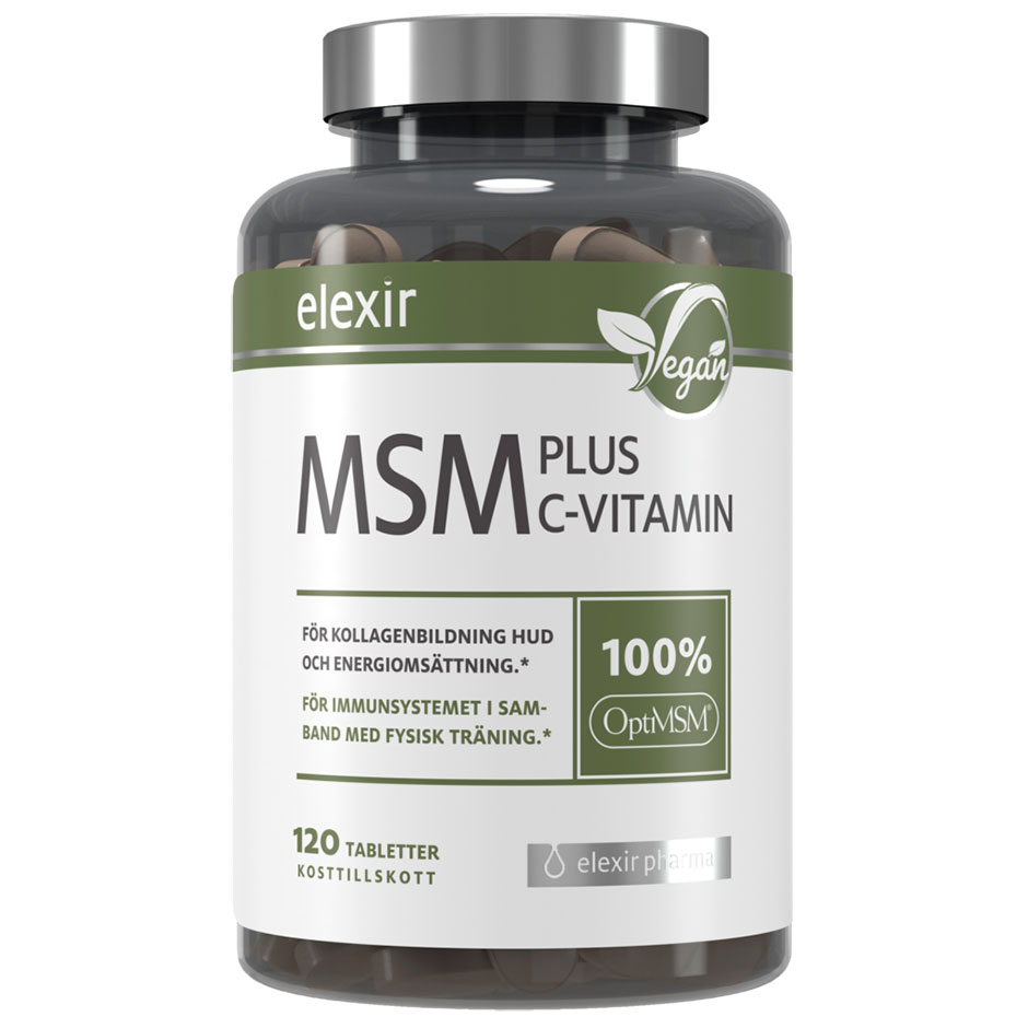 MSM plus C-Vitamin  Elexir Pharma Kosttillskott & Vitaminer