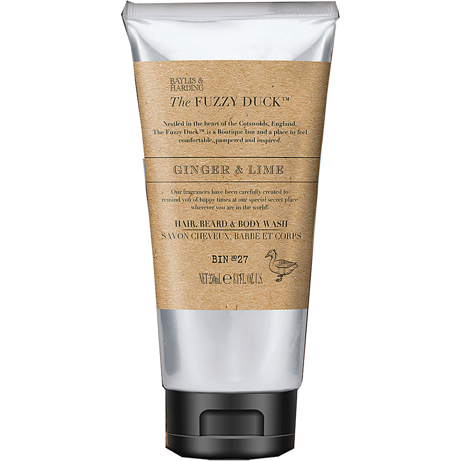 Men's The Fuzzy Duck Ginger & Lime Hair & Body Wash, 250 ml Baylis & Harding Shampoo