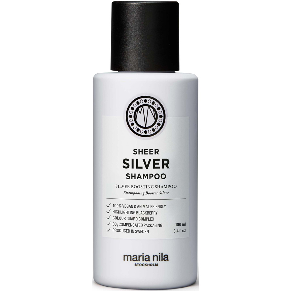 Köp Maria Nila Care Sheer Silver Colour Guard Shampoo, Shampoo 100 ml Maria Nila Shampoo fraktfritt