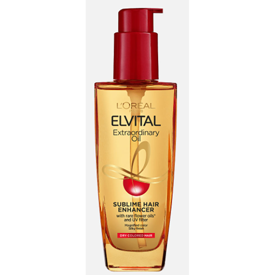 Köp Elvital Extraordinary Oil, Coloured Hair,  100 ml L'Oréal Paris Serum & hårolja fraktfritt