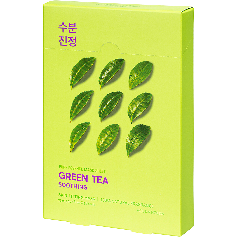 Pure Essence Mask Sheet Pack Green Tea,  Holika Holika Ansiktsmask