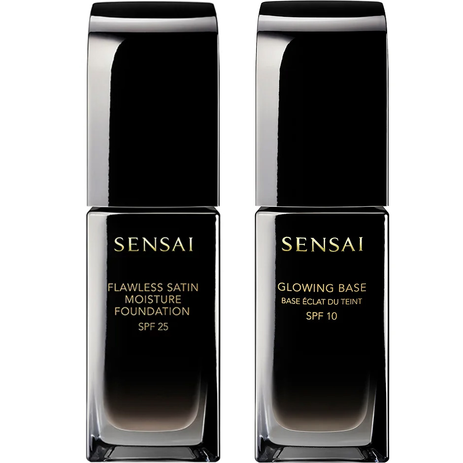 Sensai Flawless Satin Moisture Foundation & Glowing Base 2 x 30 ml