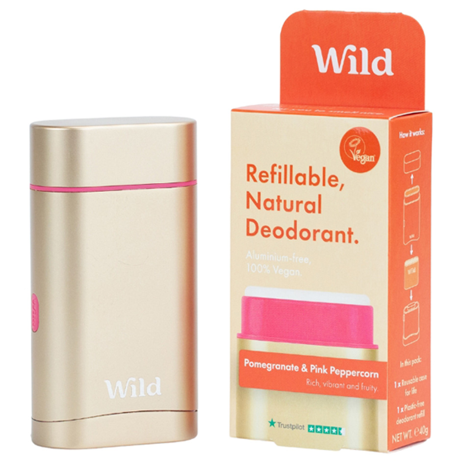 Deo Pomegranate & Pink Peppercorn, 40 g Wild Deodorant