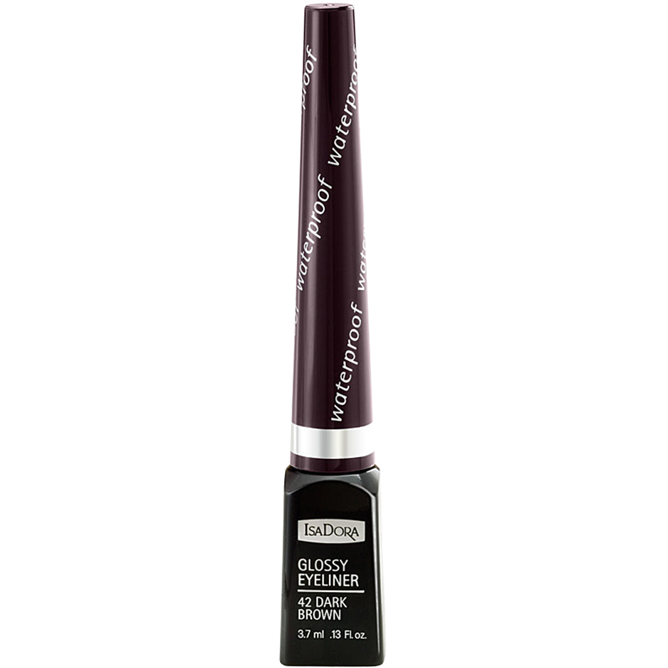 IsaDora Glossy Eyeliner 42 Dark Brown - 4 ml